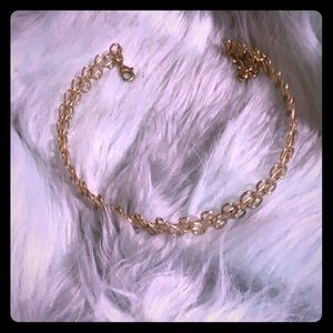 Fashion gold adjustable choker